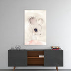 Cute Mouse Glass Wall Art - LUXARTDECO