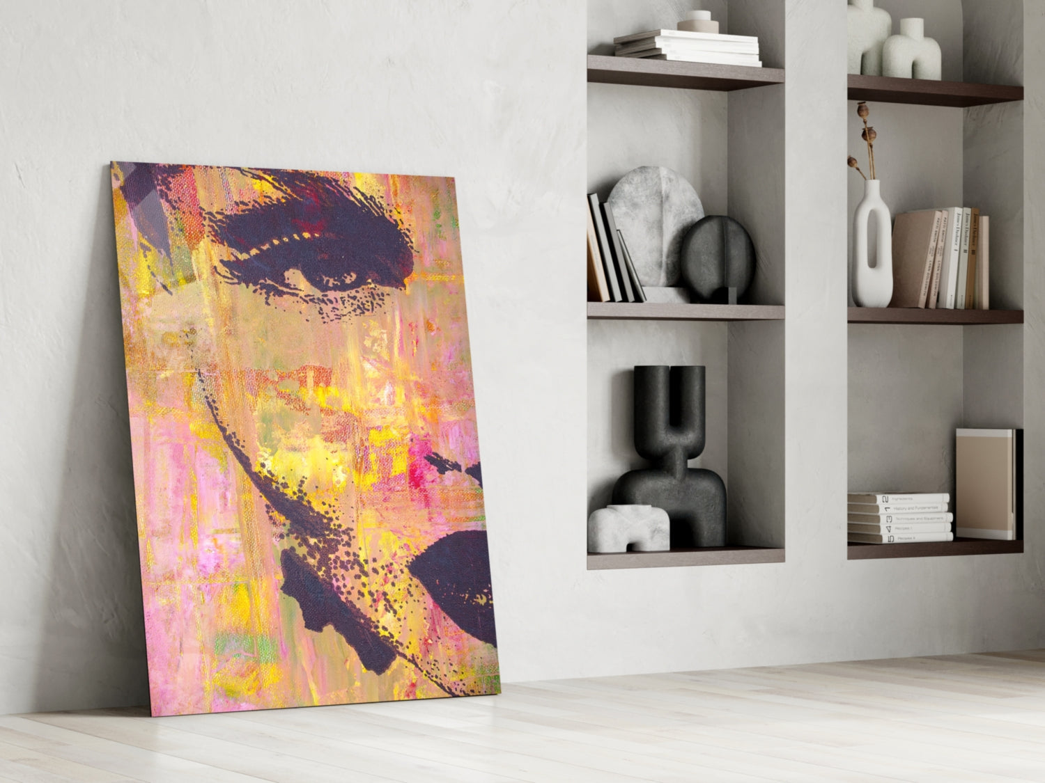 Women's Glass Wall Art