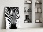 Zebra Glass Wall Art - LUXARTDECO