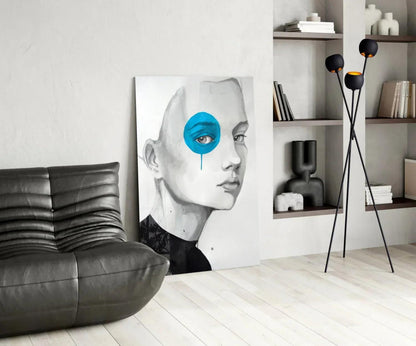 Little Child Glass Wall Art - LUXARTDECO