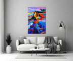 Boats Glass Wall Art - LUXARTDECO