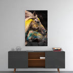 Horse Glass Wall Art - LUXARTDECO