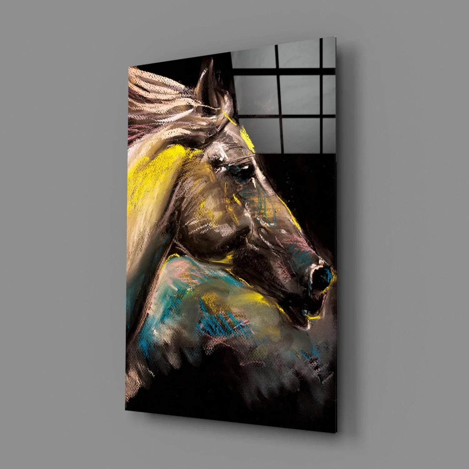Horse Glass Wall Art - LUXARTDECO