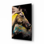 Horse Glass Wall Art - LUXARTDECO