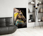 Horse Glass Wall Art - LUXARTDECO