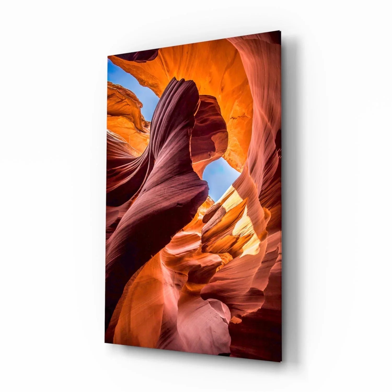 Canyon Glass Wall Art - LUXARTDECO
