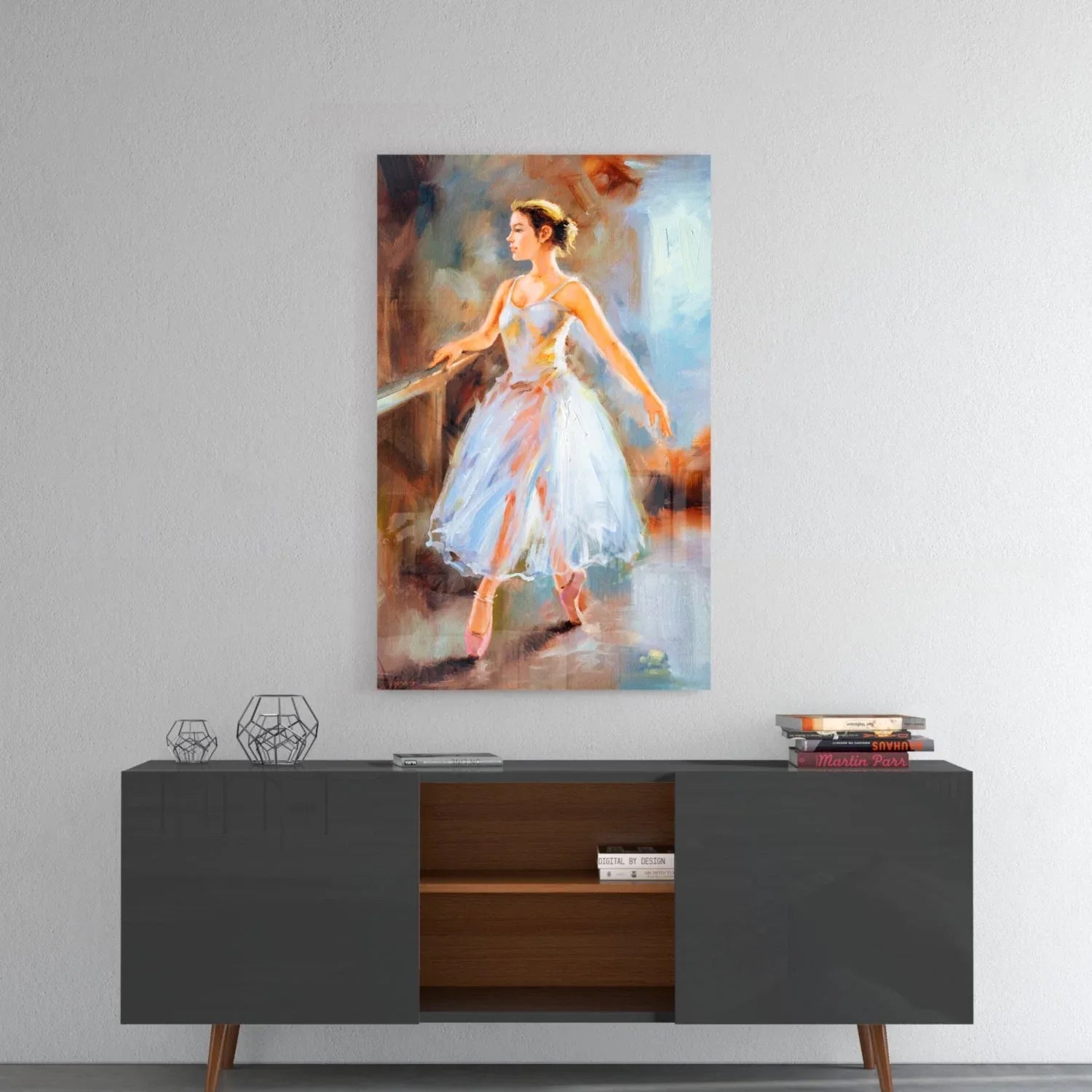 Ballerina Glass Wall Art - LUXARTDECO