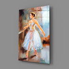 Ballerina Glass Wall Art - LUXARTDECO