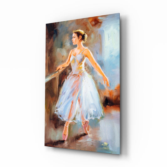 Ballerina Glass Wall Art