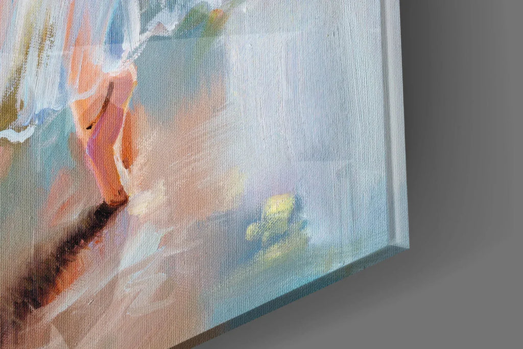 Ballerina Glass Wall Art - LUXARTDECO