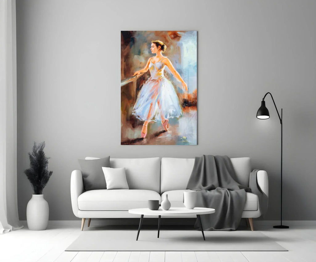 Ballerina Glass Wall Art - LUXARTDECO