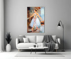 Ballerina Glass Wall Art - LUXARTDECO