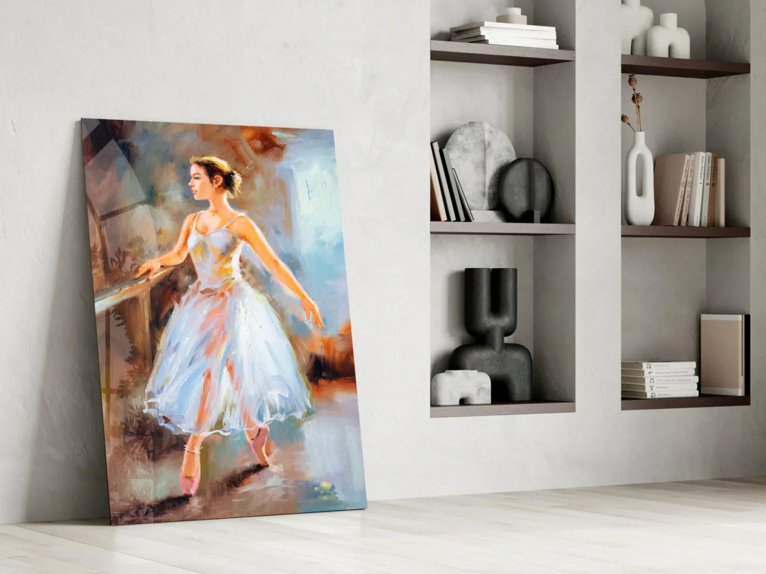 Ballerina Glass Wall Art - LUXARTDECO