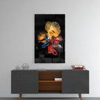 Betta's Dance Glass Wall Art - LUXARTDECO