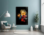 Betta's Dance Glass Wall Art - LUXARTDECO