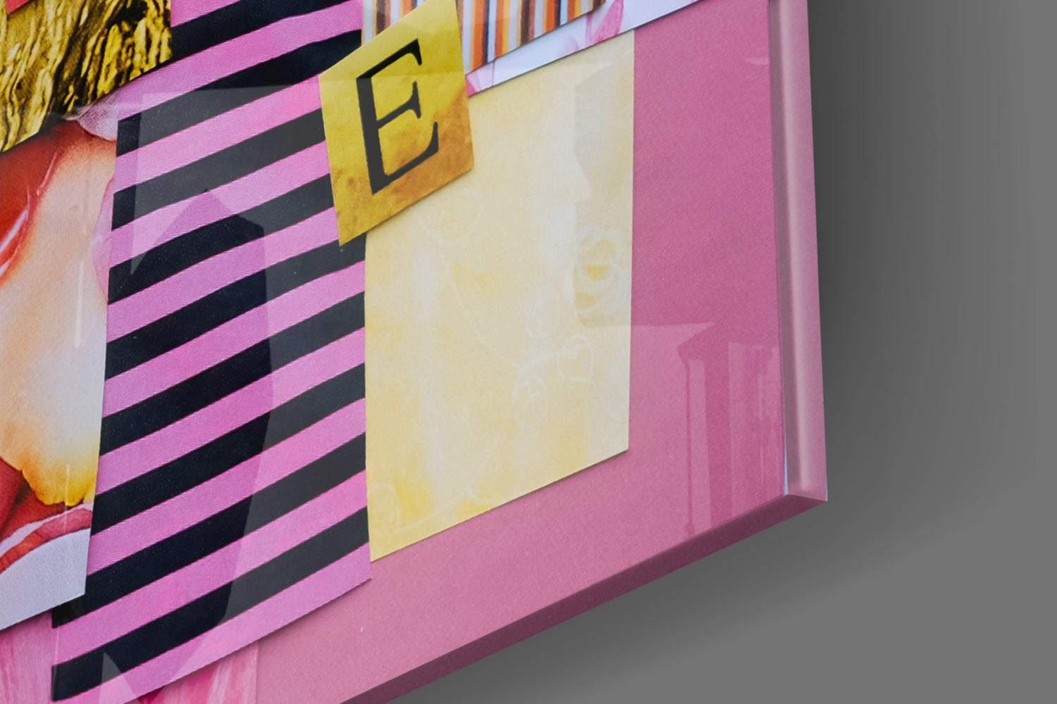 Modern Patchwork Glass Wall Art