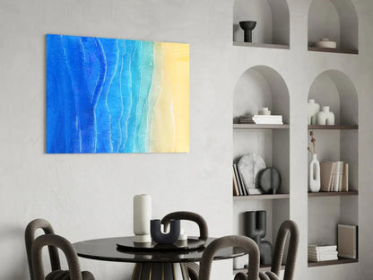 Sea Sand Glass Wall Art - LUXARTDECO