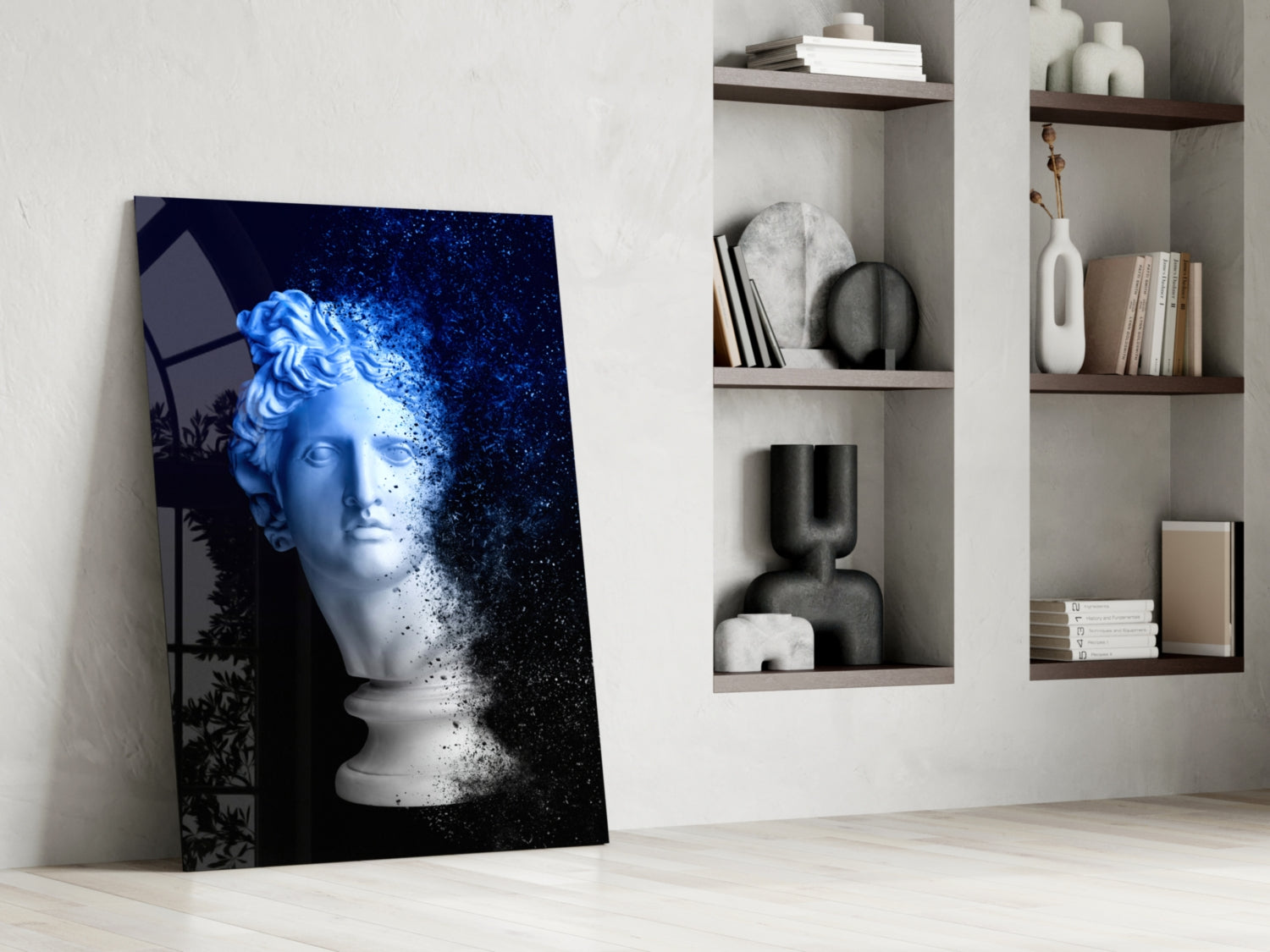 Sculpture Glass Wall Art