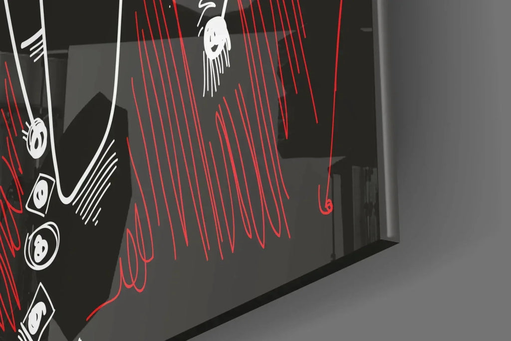 Abstract Glass Wall Art - LUXARTDECO