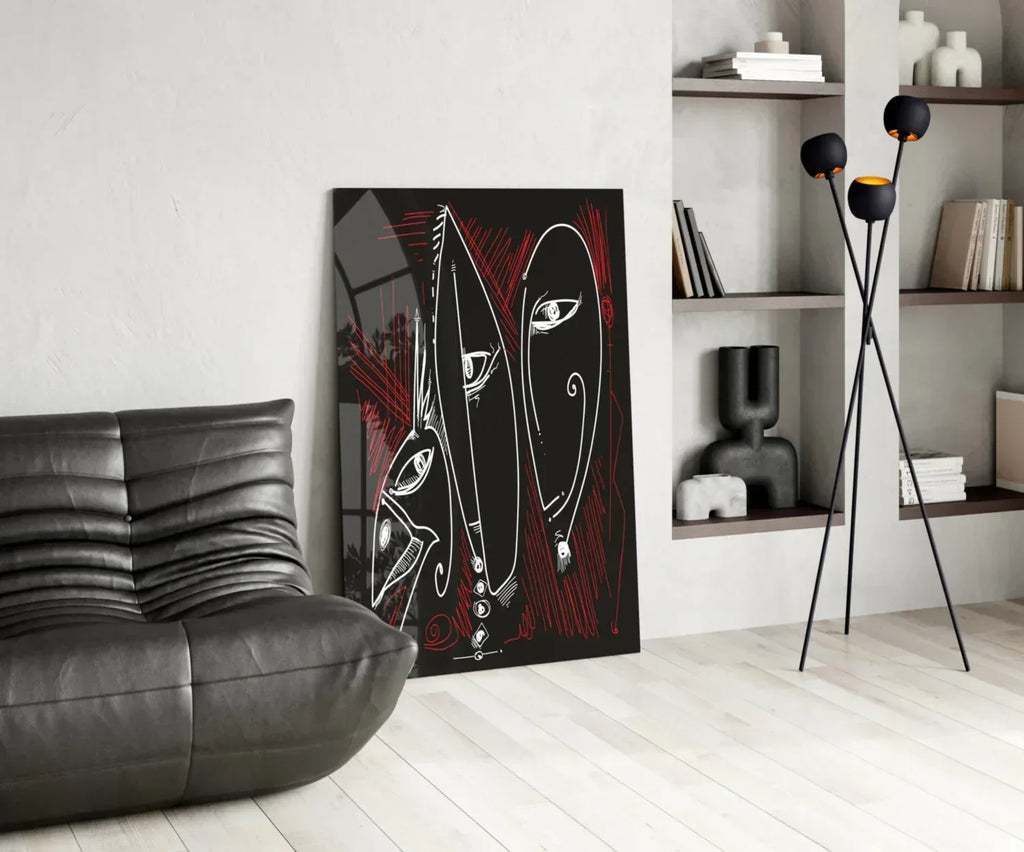 Abstract Glass Wall Art - LUXARTDECO