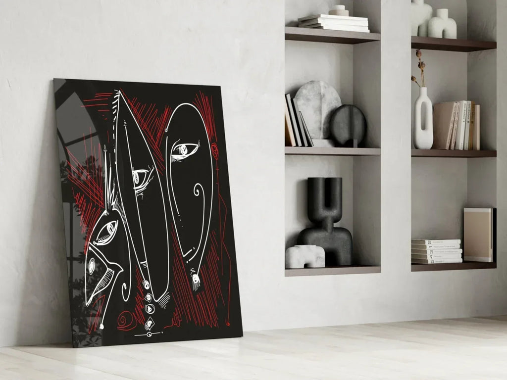 Abstract Glass Wall Art - LUXARTDECO