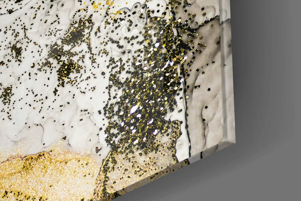 Dance of Yellow Glass Wall Art - LUXARTDECO