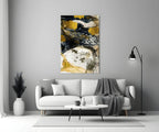 Dance of Yellow Glass Wall Art - LUXARTDECO