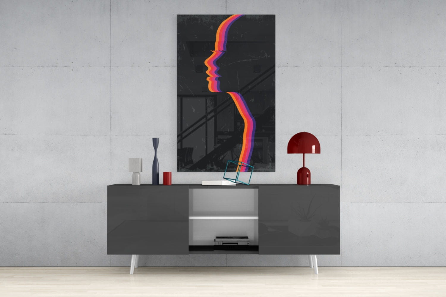 Night Filter Glass Wall Art
