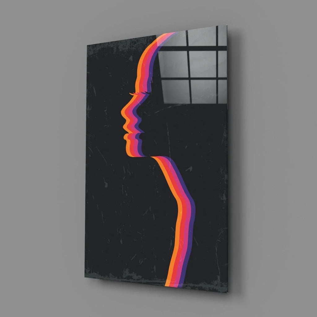 Night Filter Glass Wall Art - LUXARTDECO