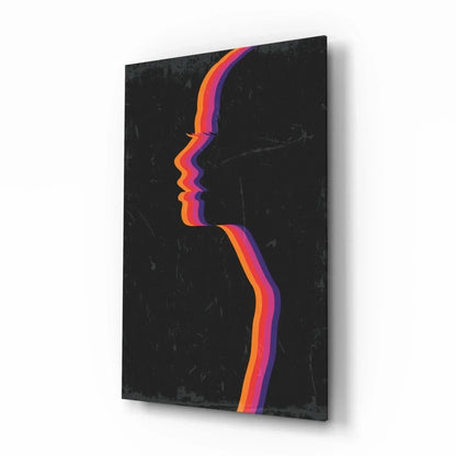 Night Filter Glass Wall Art - LUXARTDECO