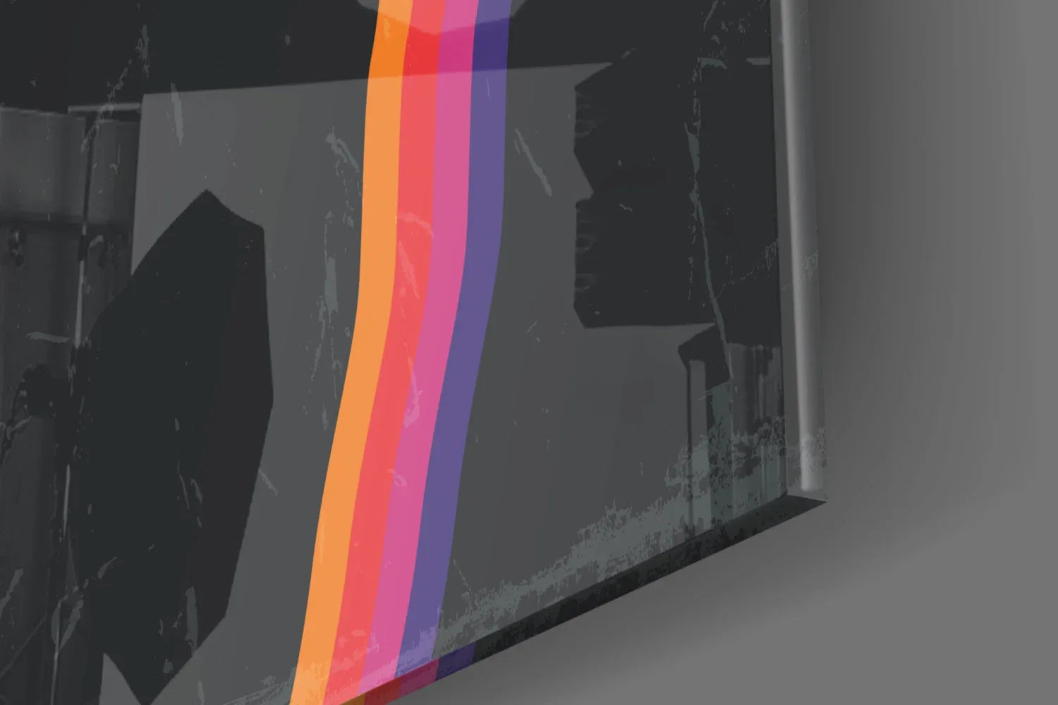 Night Filter Glass Wall Art - LUXARTDECO