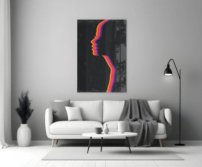 Night Filter Glass Wall Art - LUXARTDECO