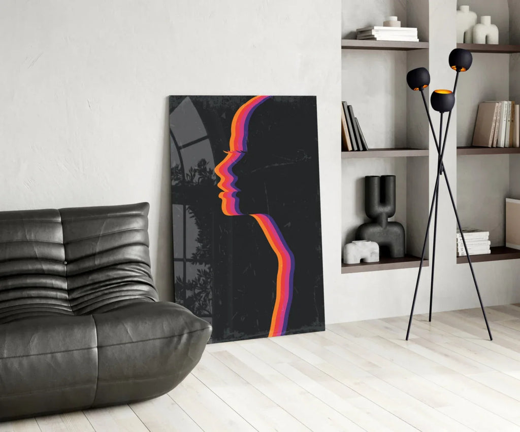 Night Filter Glass Wall Art - LUXARTDECO