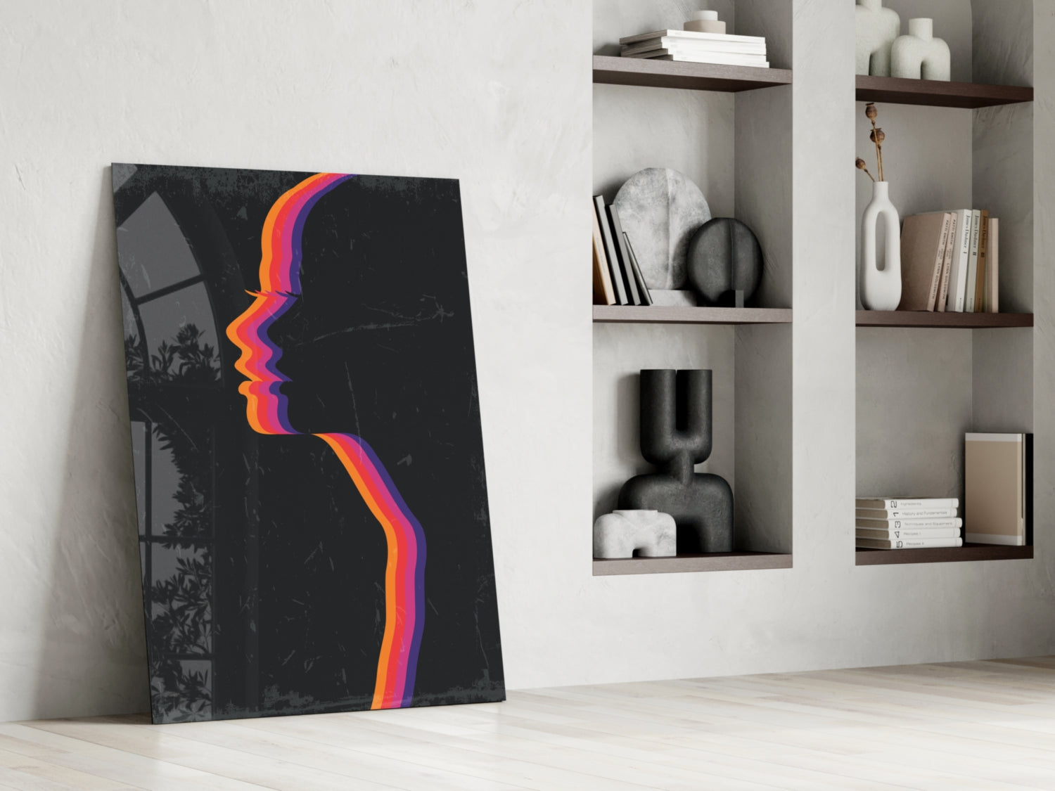 Night Filter Glass Wall Art