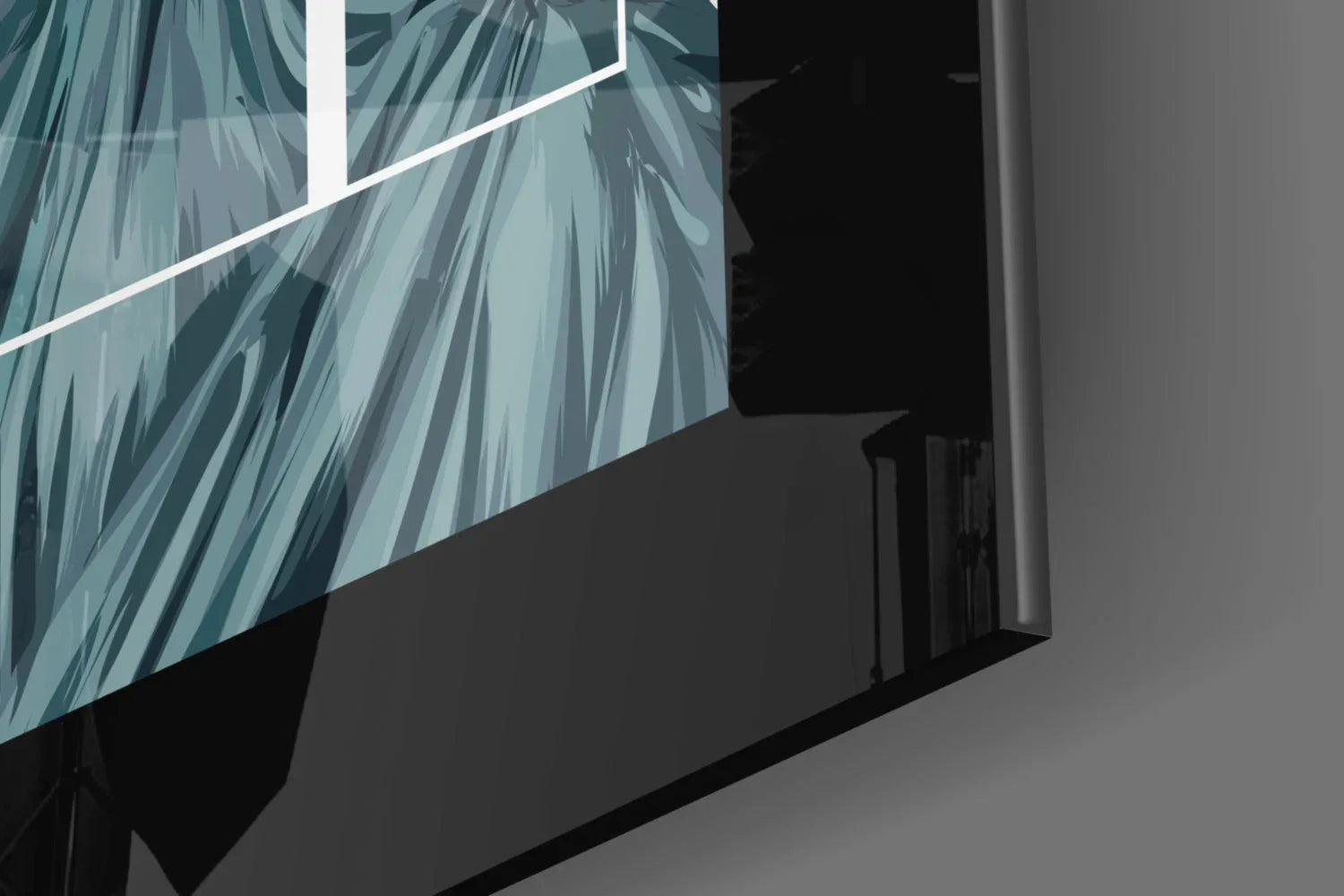 City Glass Wall Art - LUXARTDECO