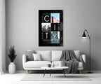 City Glass Wall Art - LUXARTDECO