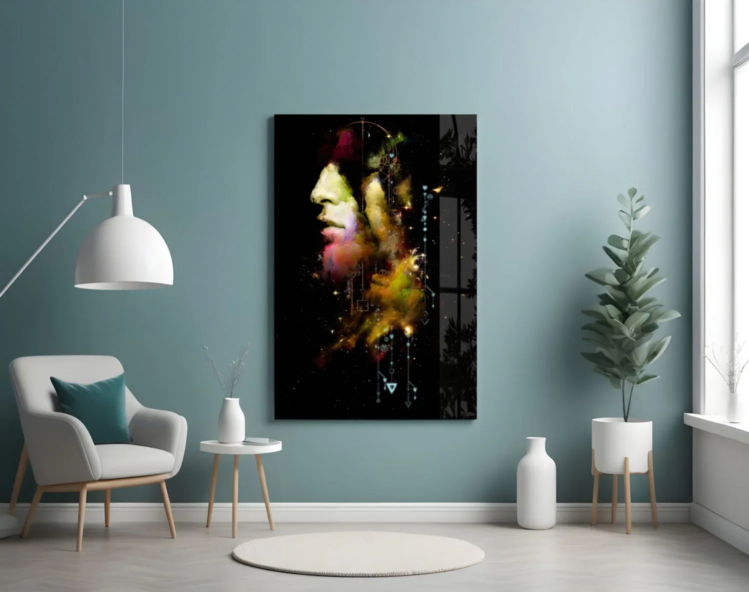 Thought Glass Wall Art - LUXARTDECO
