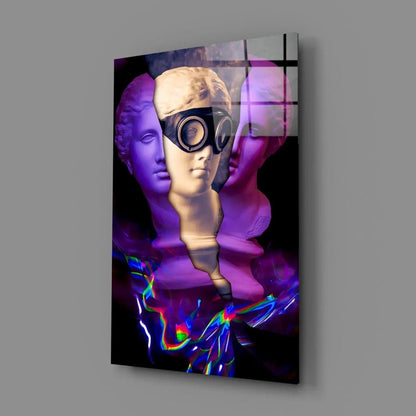 Modern Sculpture Glass Wall Art - LUXARTDECO