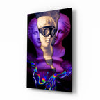 Modern Sculpture Glass Wall Art - LUXARTDECO