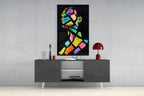 Colorful Spirit Glass Wall Art - LUXARTDECO