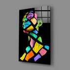 Colorful Spirit Glass Wall Art - LUXARTDECO