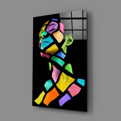 Colorful Spirit Glass Wall Art - LUXARTDECO