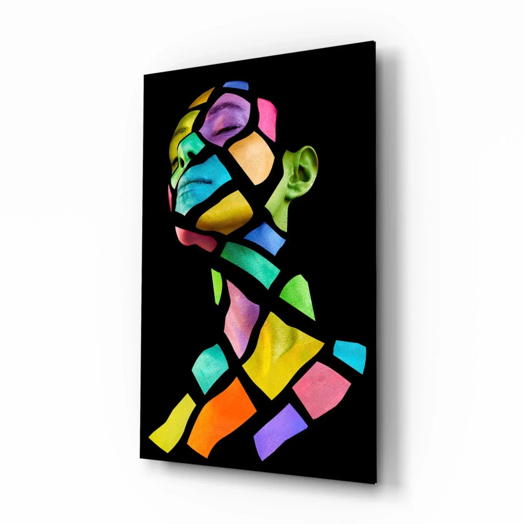 Colorful Spirit Glass Wall Art - LUXARTDECO