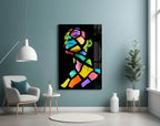 Colorful Spirit Glass Wall Art - LUXARTDECO