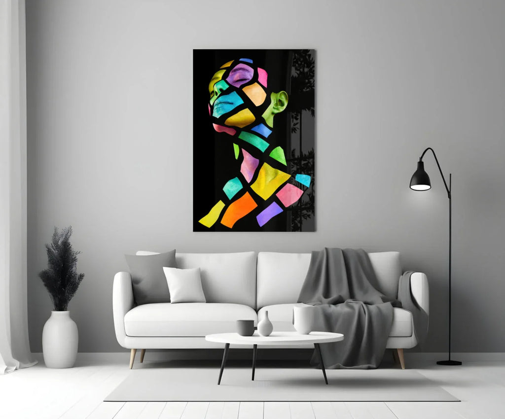 Colorful Spirit Glass Wall Art - LUXARTDECO