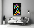 Colorful Spirit Glass Wall Art - LUXARTDECO