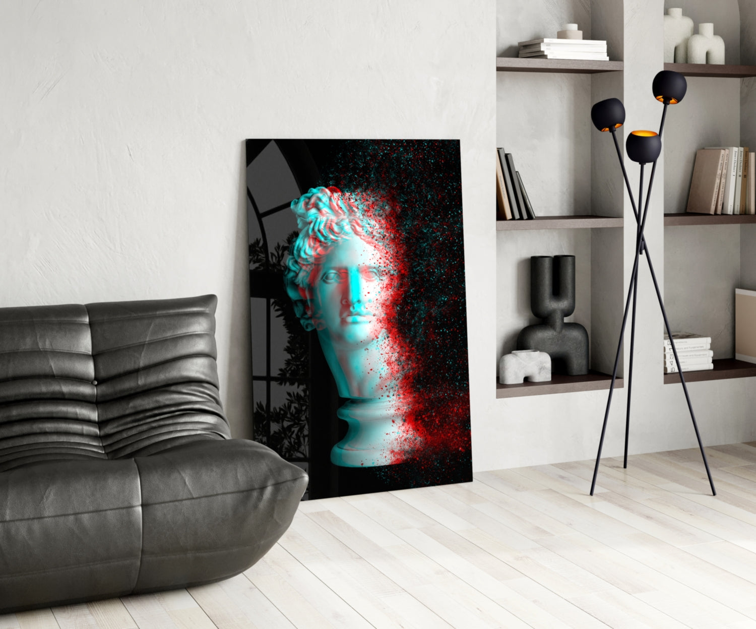 Sculpture Glass Wall Art