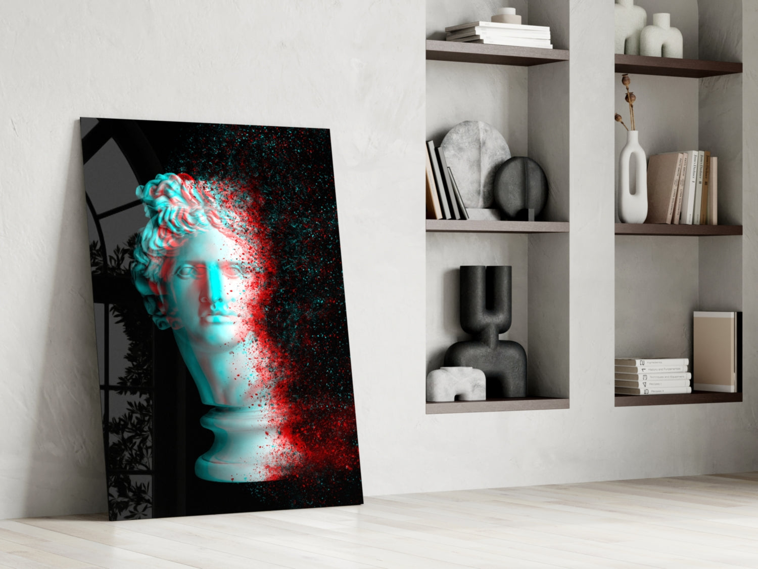 Sculpture Glass Wall Art