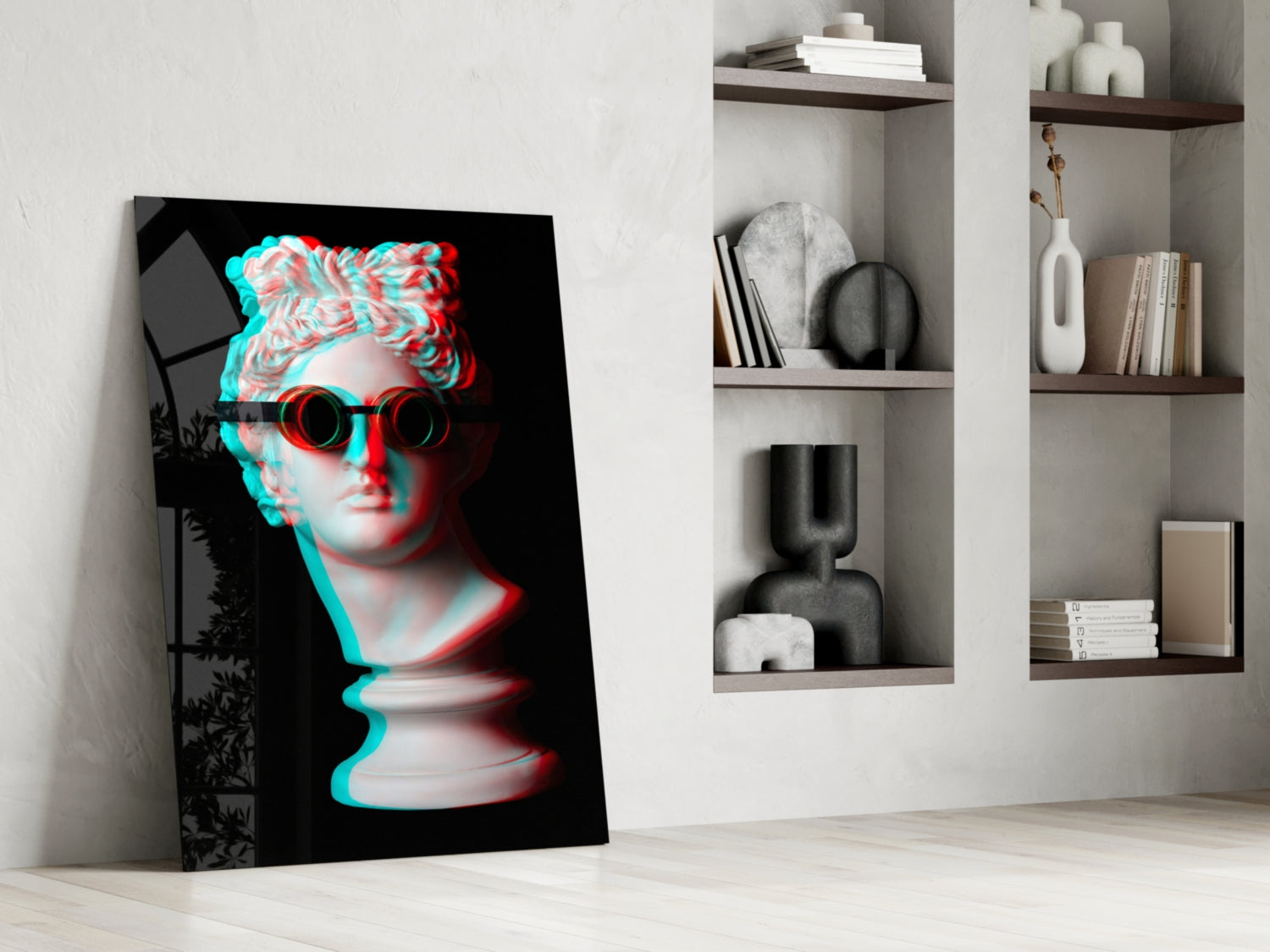 Sculpture Glass Wall Art