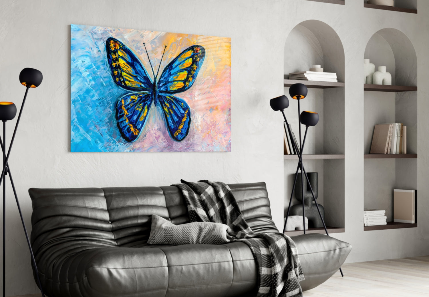 Butterfly Glass Wall Art